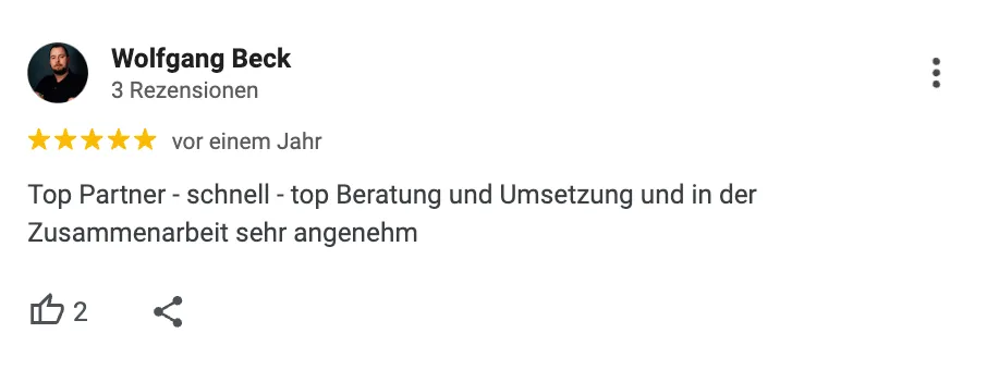 Google-Bewertung 18