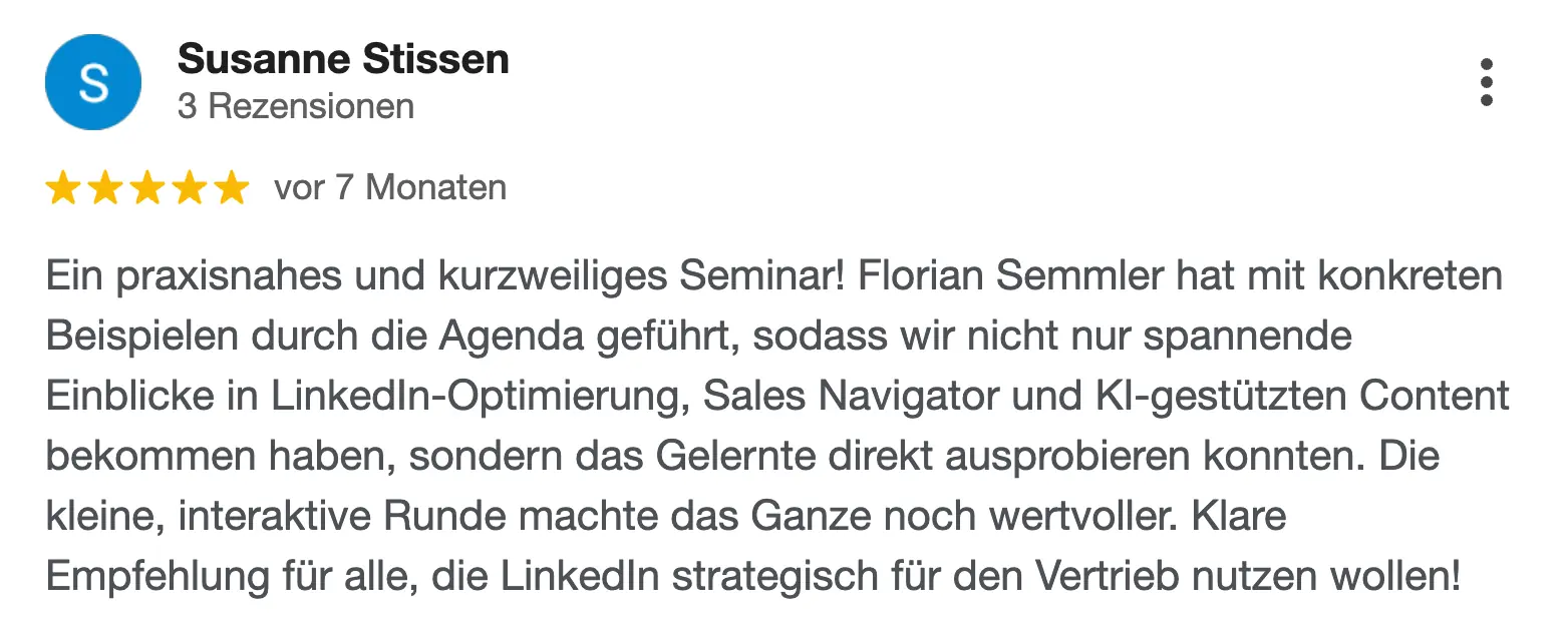 Google-Bewertung 8