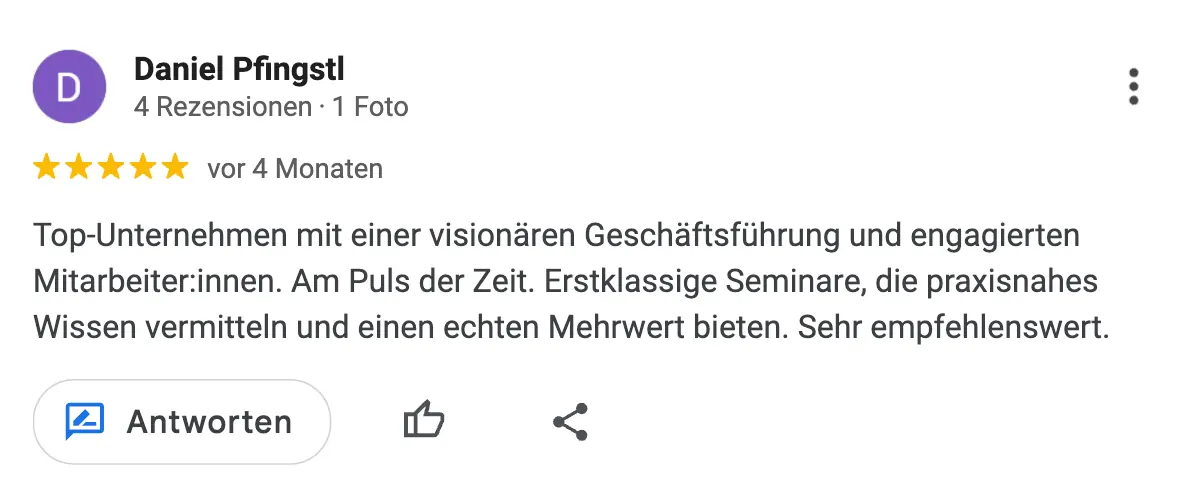 Google-Bewertung 7