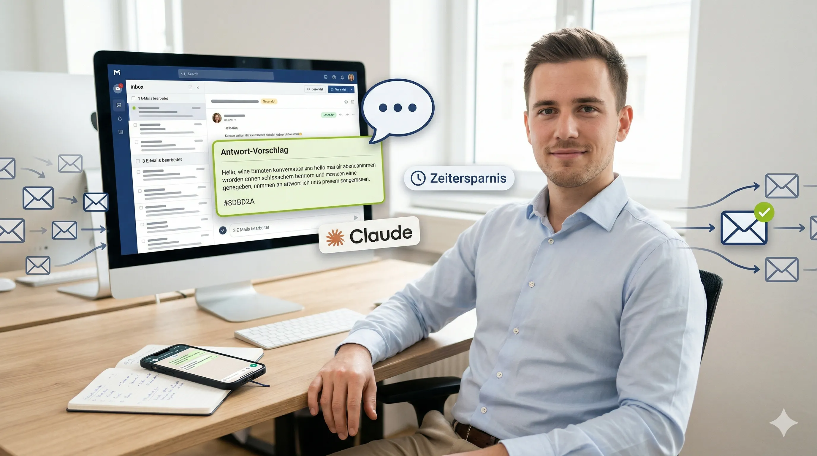 Kundenkommunikation und E-Mail mit KI-Unterstützung