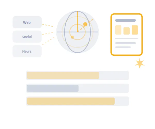 Illustration: Markt- und Wettbewerbsanalyse mit KI