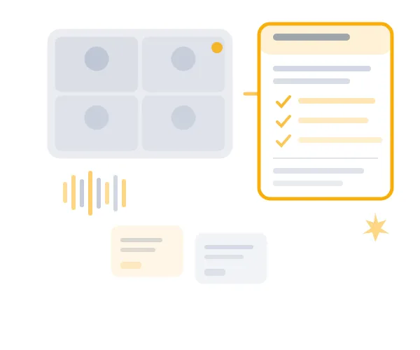 Illustration: Meetings, Protokolle und Wissensmanagement mit KI